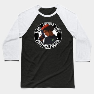 Black Panther Party Logo Baseball T-Shirt